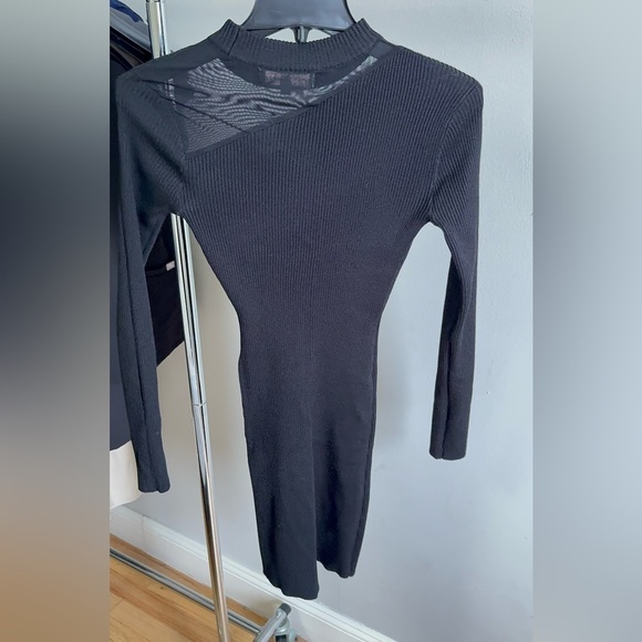 Almost Famous Black Mini Dress in Size Medium - Picture 1 of 9